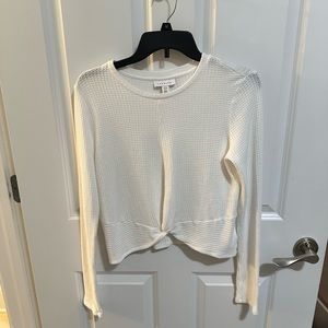 Top shop twist front top size 8 ivory